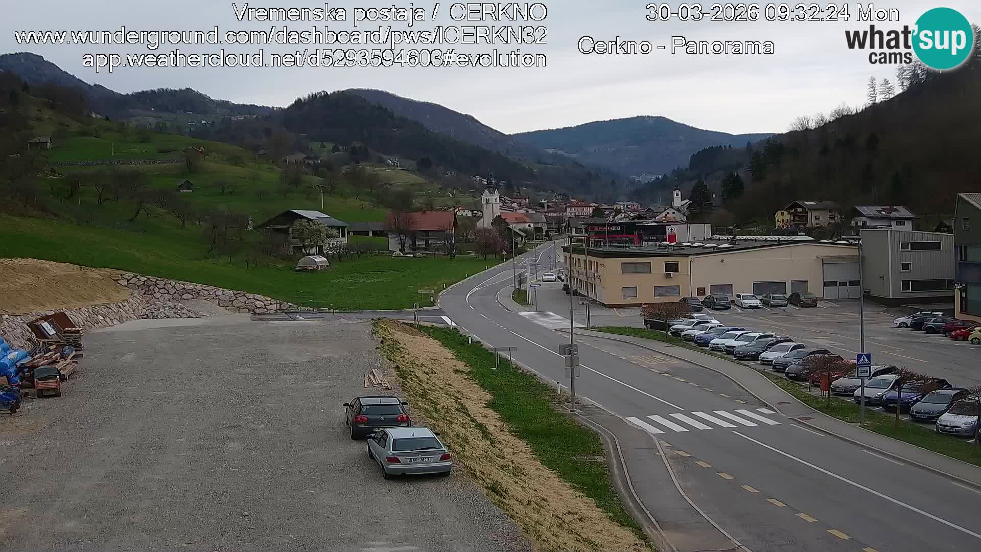 Webcam Ingresso Città di Cerkno