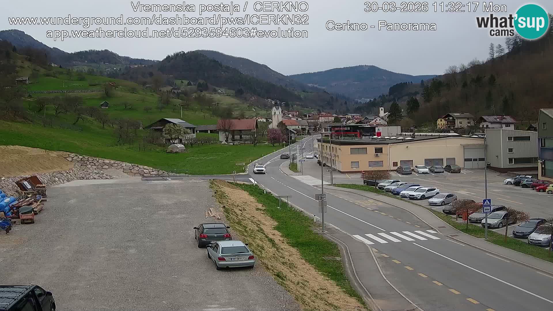 Cerkno Stadteingang Live-Webcam