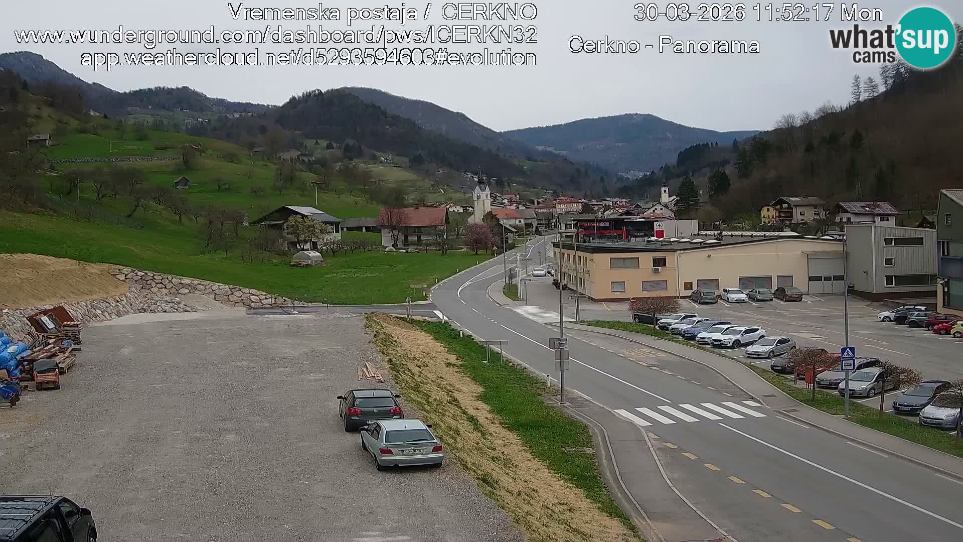 Cerkno Stadteingang Live-Webcam