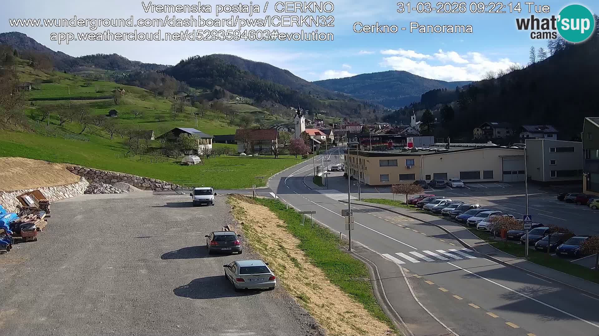 Cerkno Stadteingang Live-Webcam