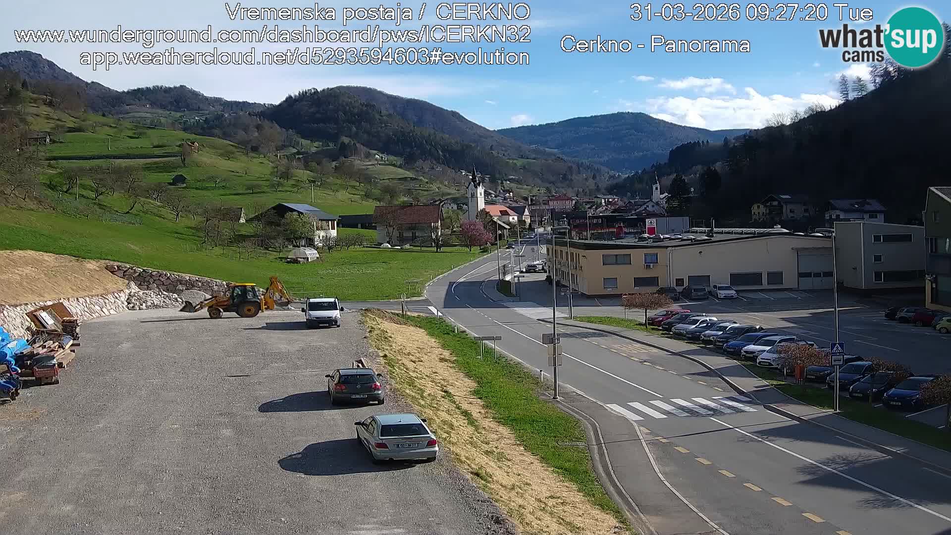Webcam Ingresso Città di Cerkno