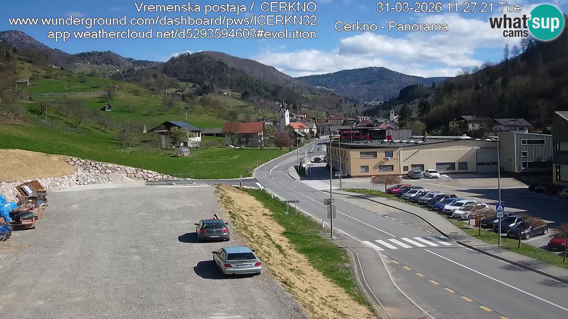 Webcam Ingresso Città di Cerkno