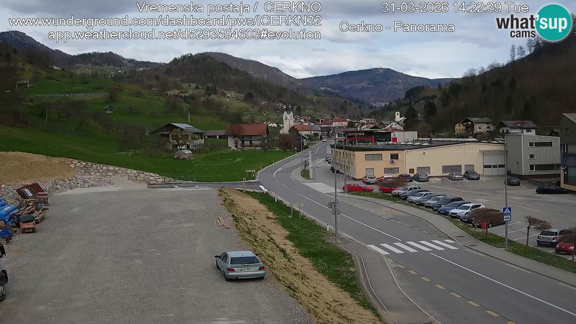 Webcam Ingresso Città di Cerkno