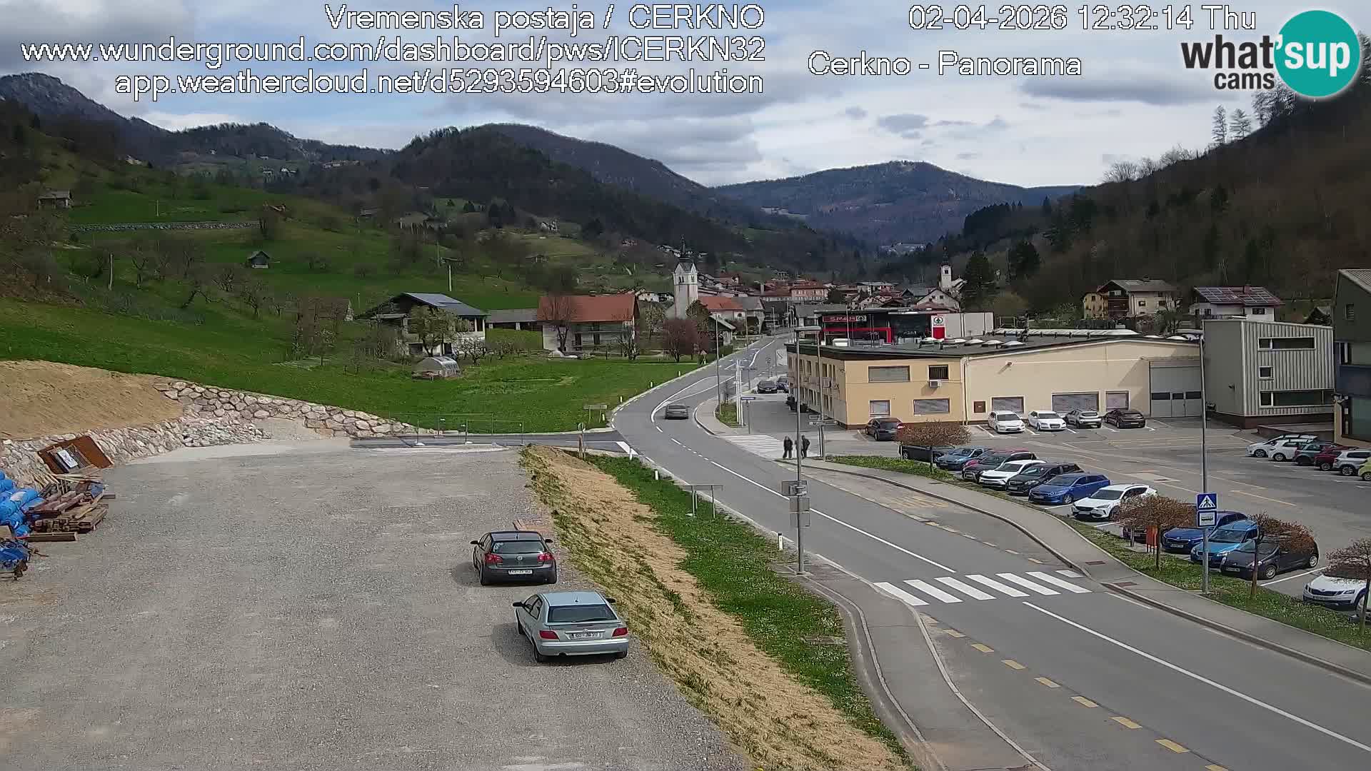 Webcam Ingresso Città di Cerkno