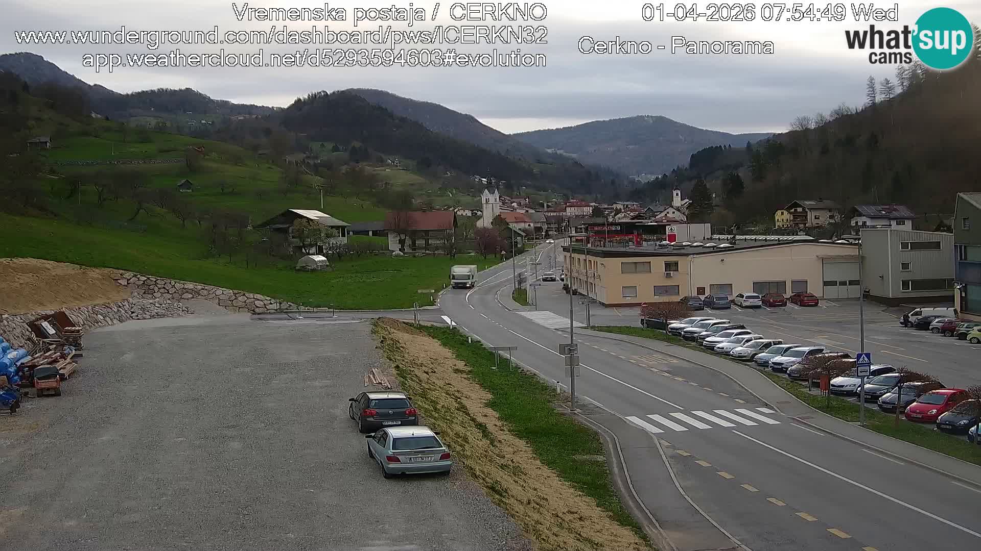 Cerkno Stadteingang Live-Webcam