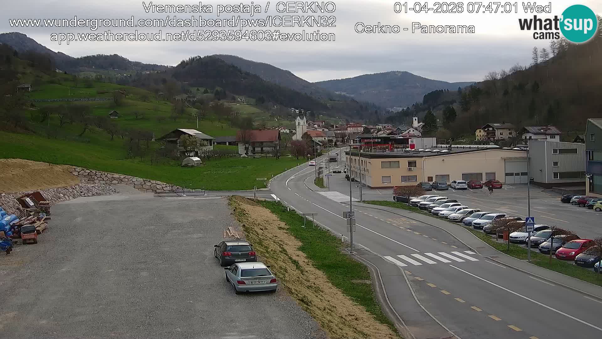 Cerkno Stadteingang Live-Webcam