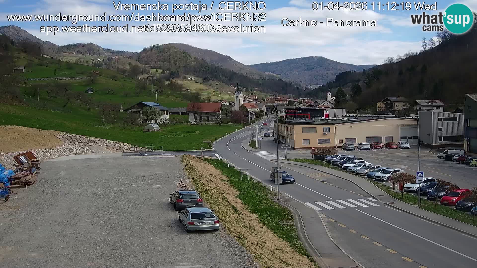 Webcam Ingresso Città di Cerkno
