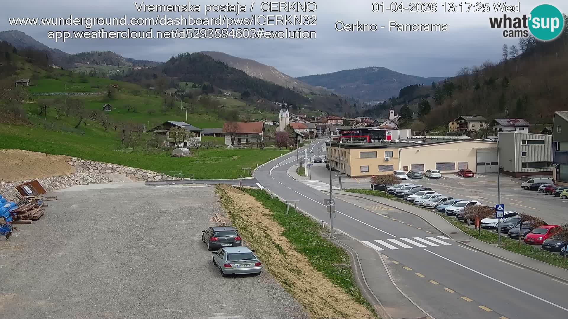Cerkno Stadteingang Live-Webcam