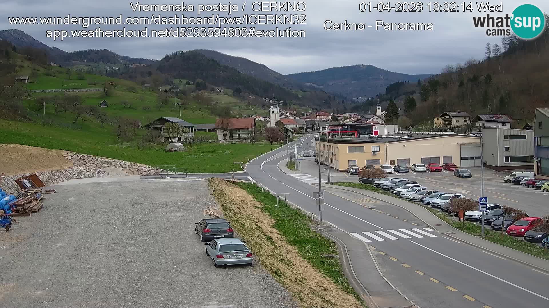 Webcam Ingresso Città di Cerkno