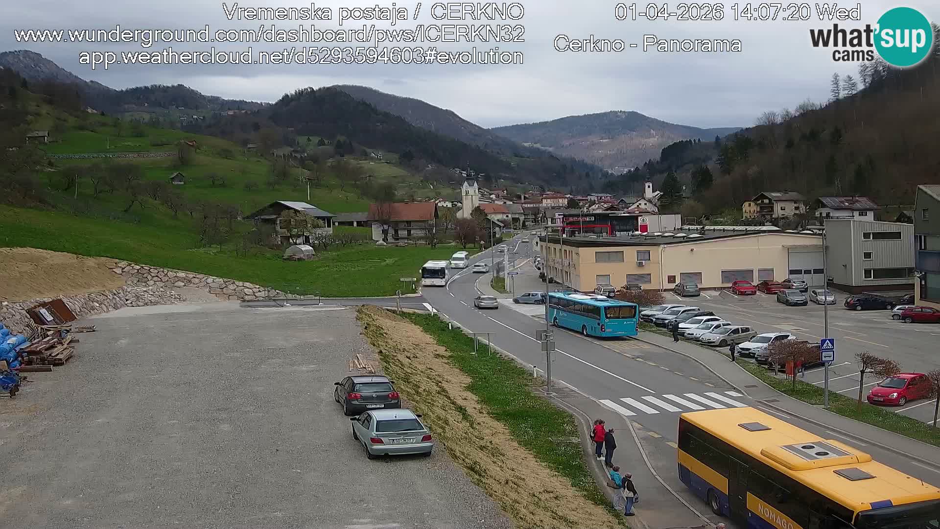 Webcam Ingresso Città di Cerkno
