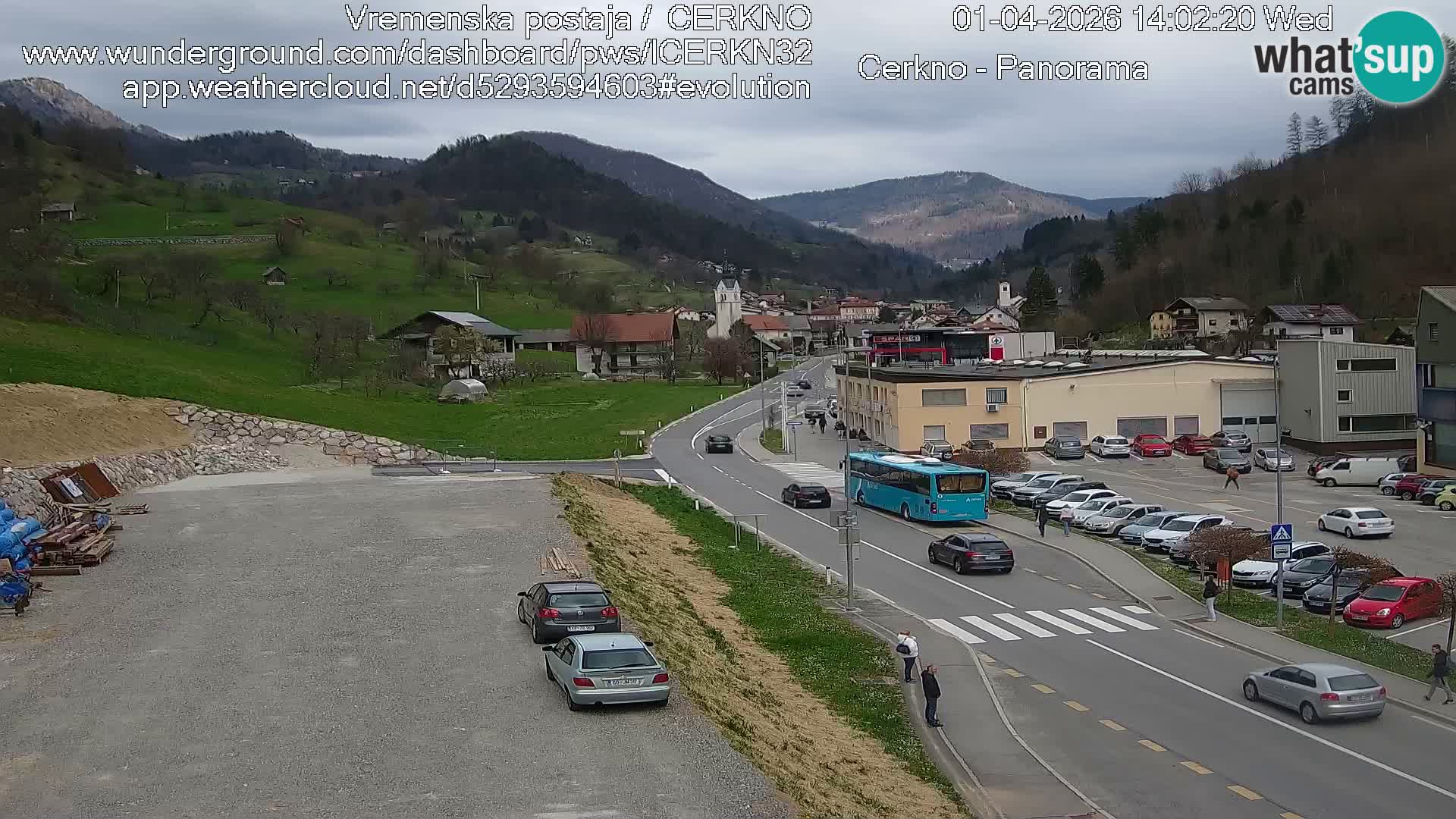 Webcam Ingresso Città di Cerkno