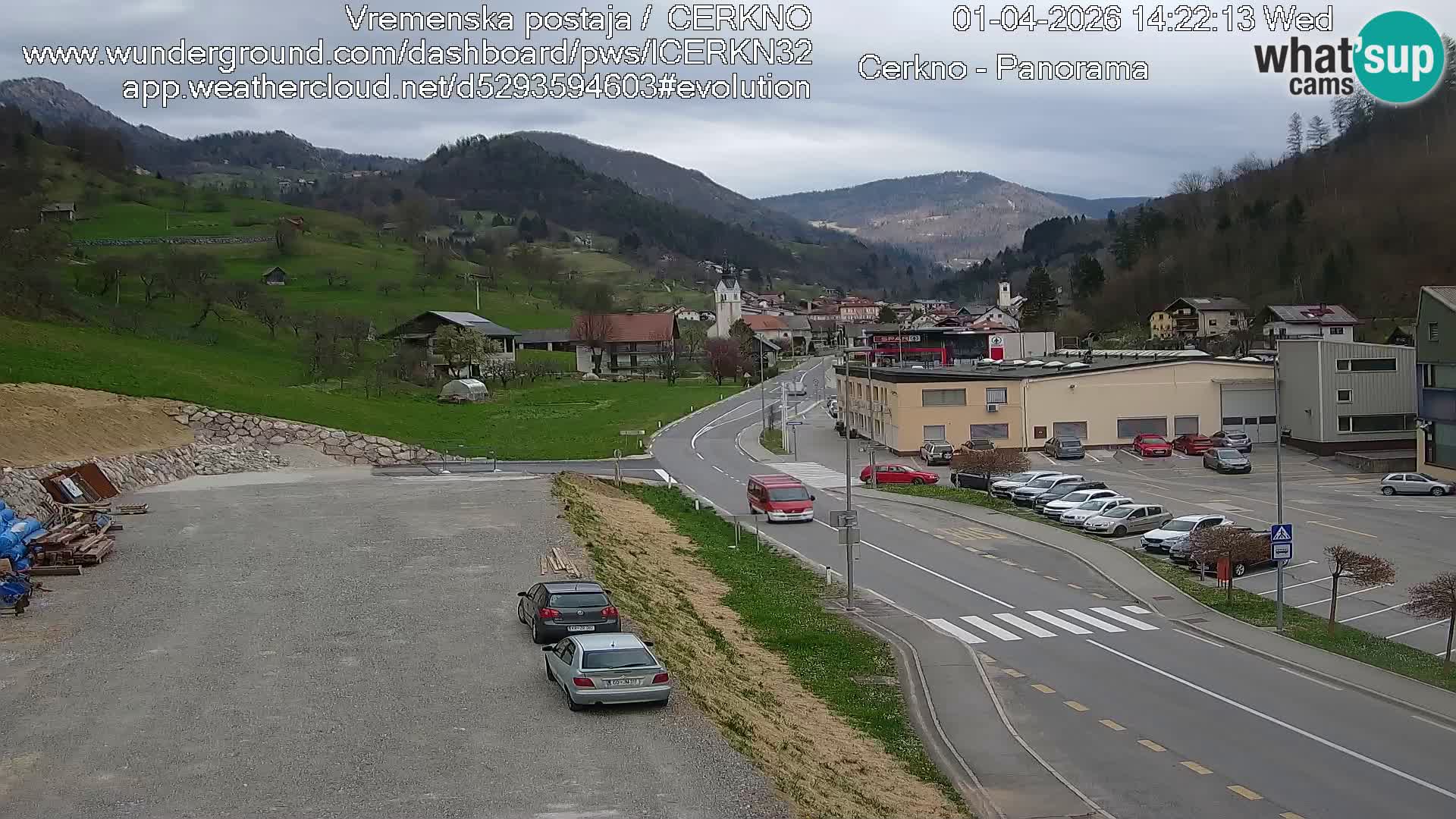 Cerkno Stadteingang Live-Webcam