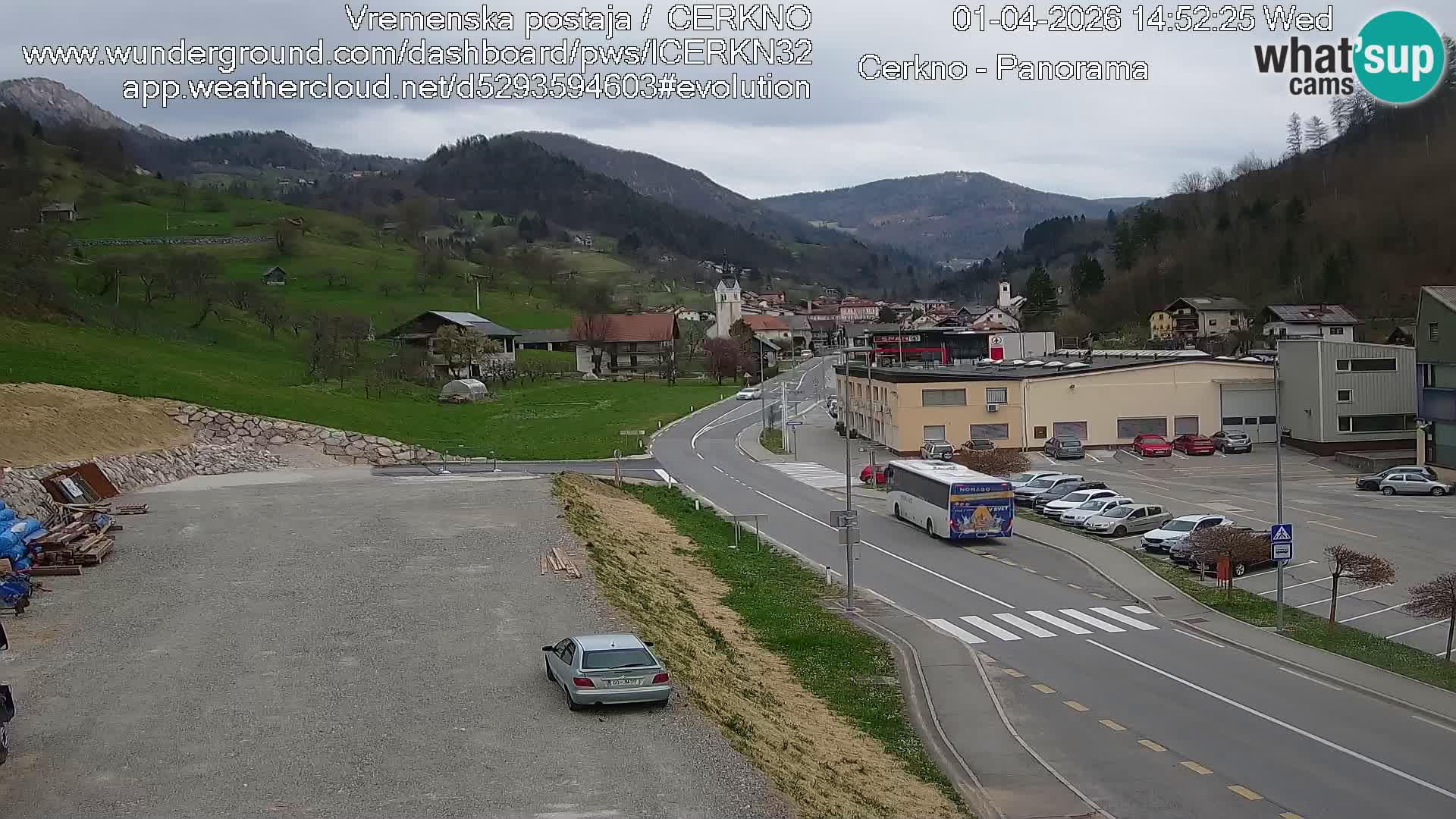 Webcam Ingresso Città di Cerkno