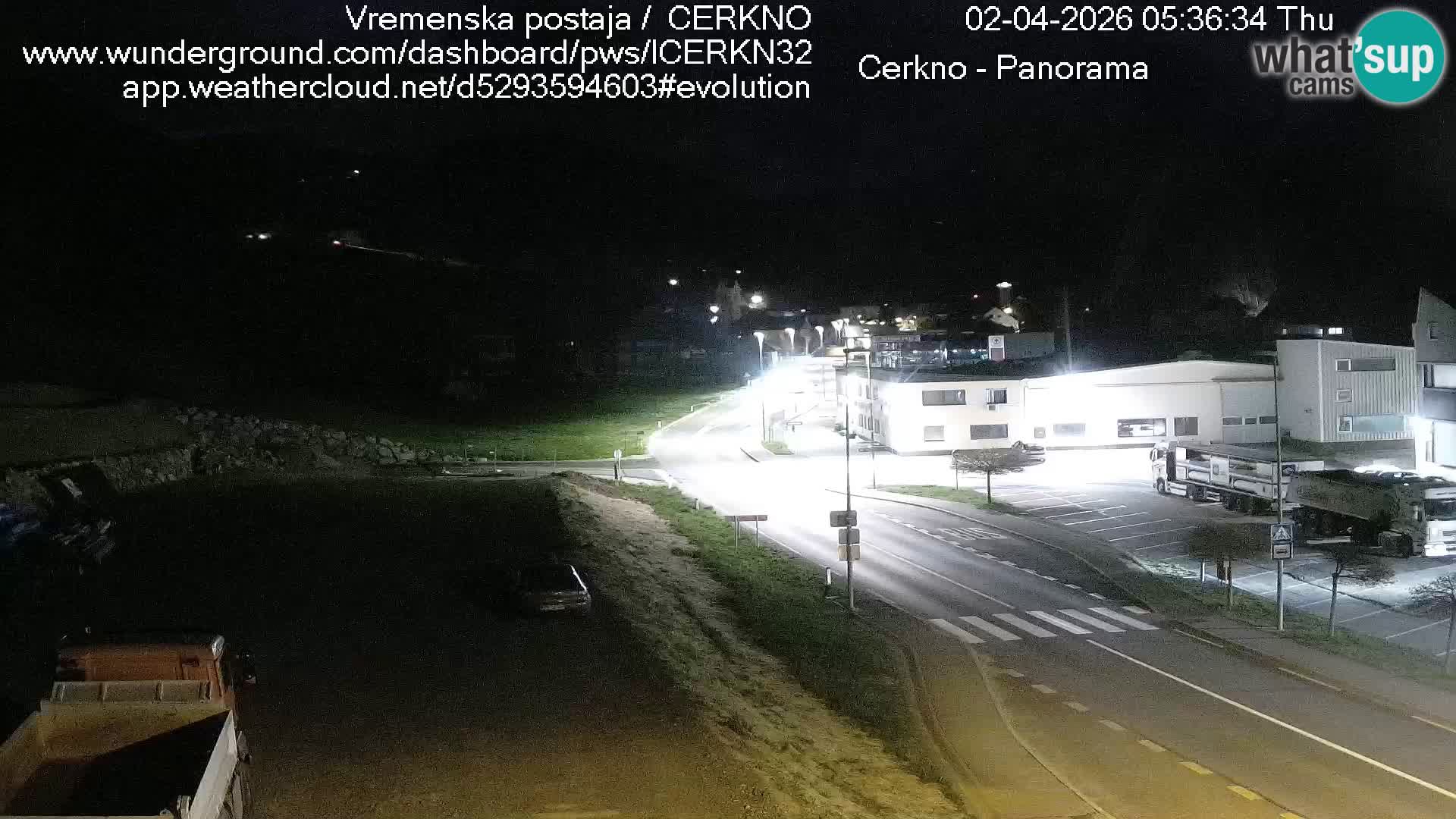 Webcam Ingresso Città di Cerkno