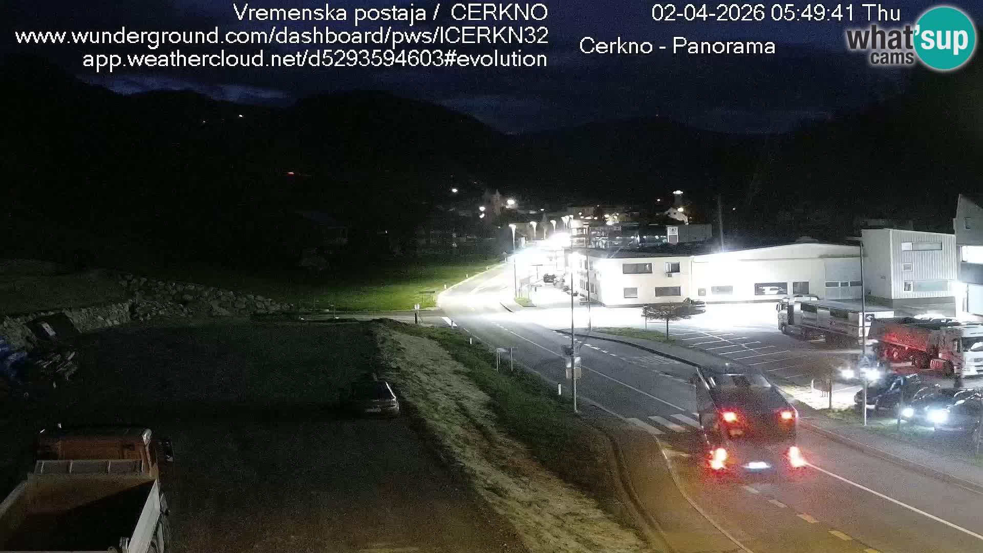 Cerkno Stadteingang Live-Webcam