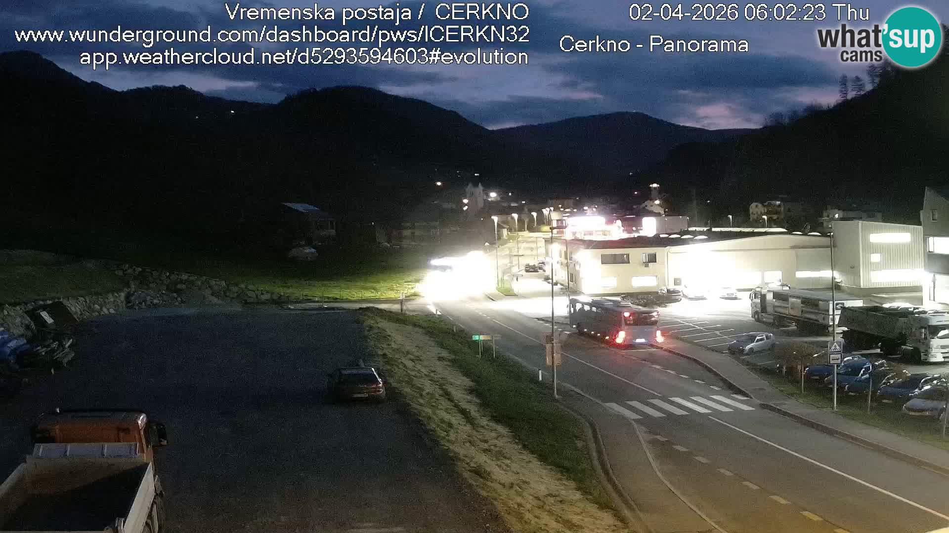 Cerkno Stadteingang Live-Webcam