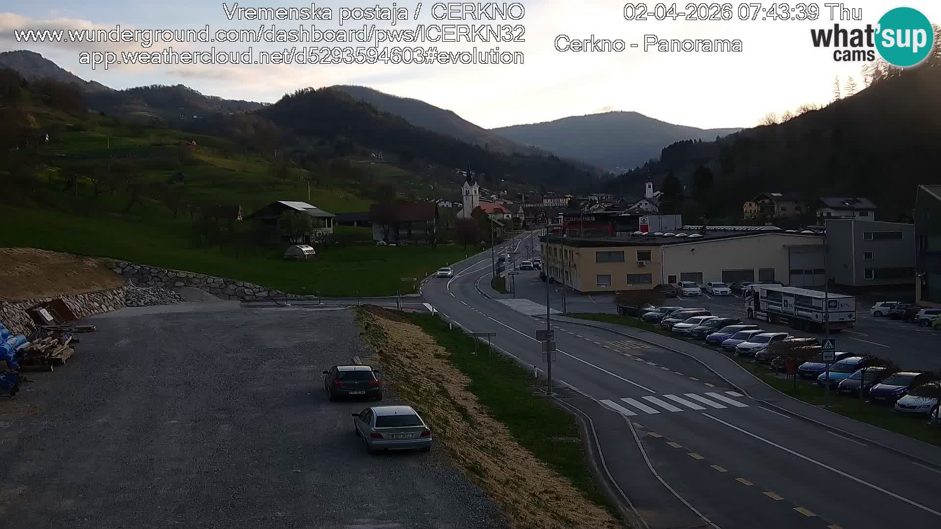 Webcam Ingresso Città di Cerkno