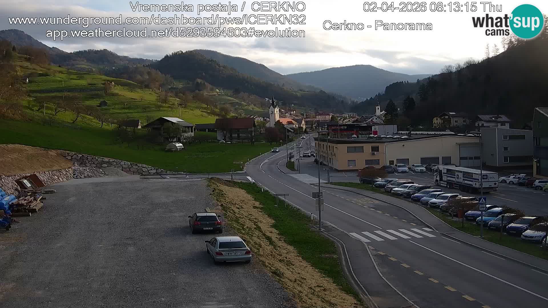 Webcam Ingresso Città di Cerkno
