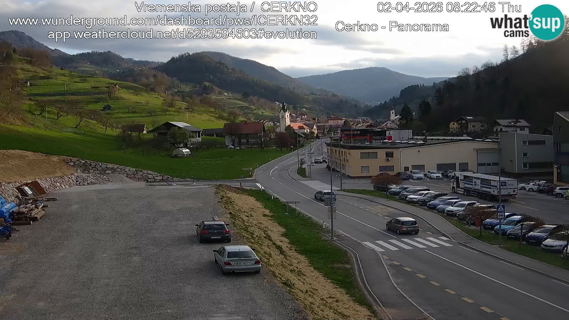 Webcam Ingresso Città di Cerkno