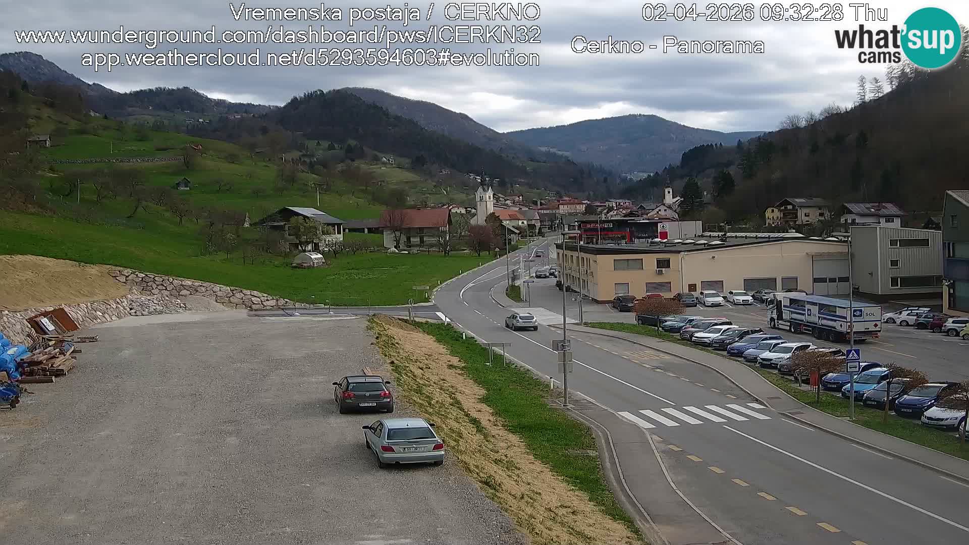 Webcam Ingresso Città di Cerkno
