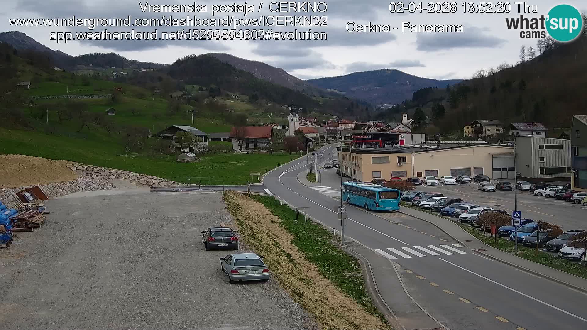 Webcam Ingresso Città di Cerkno