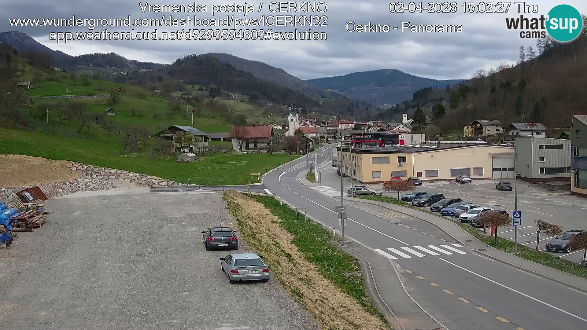 Cerkno Stadteingang Live-Webcam