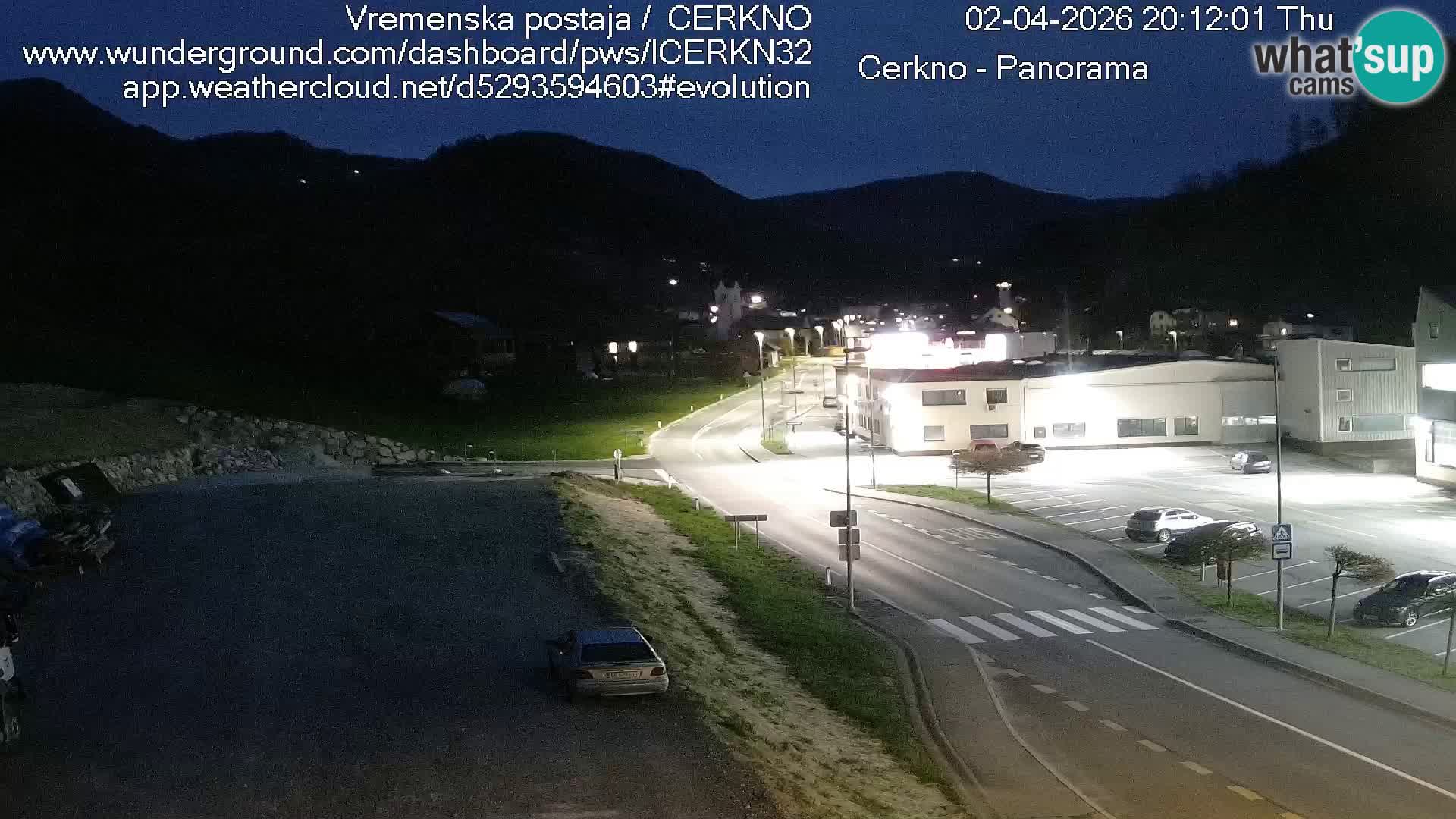 Cerkno ulaz u grad – Kamera uživo