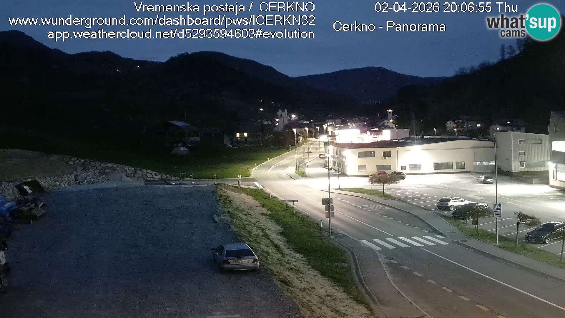 Cerkno Stadteingang Live-Webcam