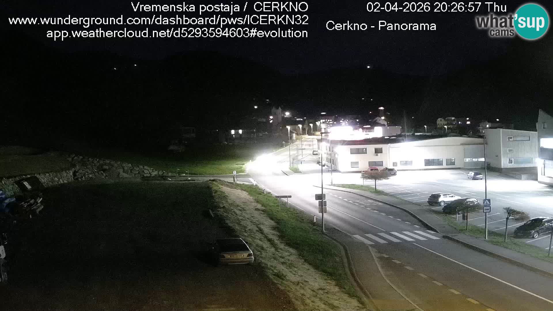 Cerkno Stadteingang Live-Webcam