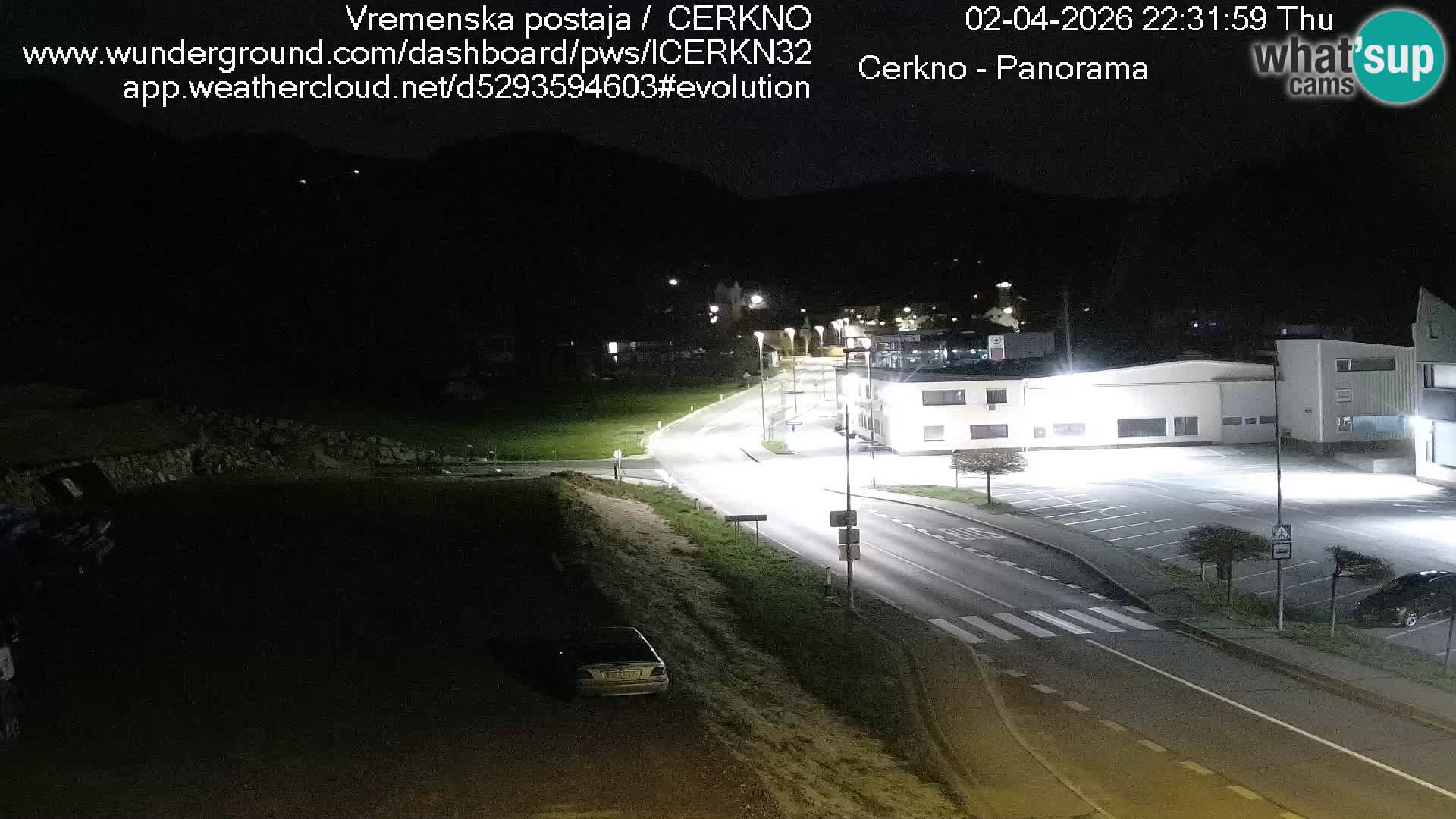 Cerkno Stadteingang Live-Webcam