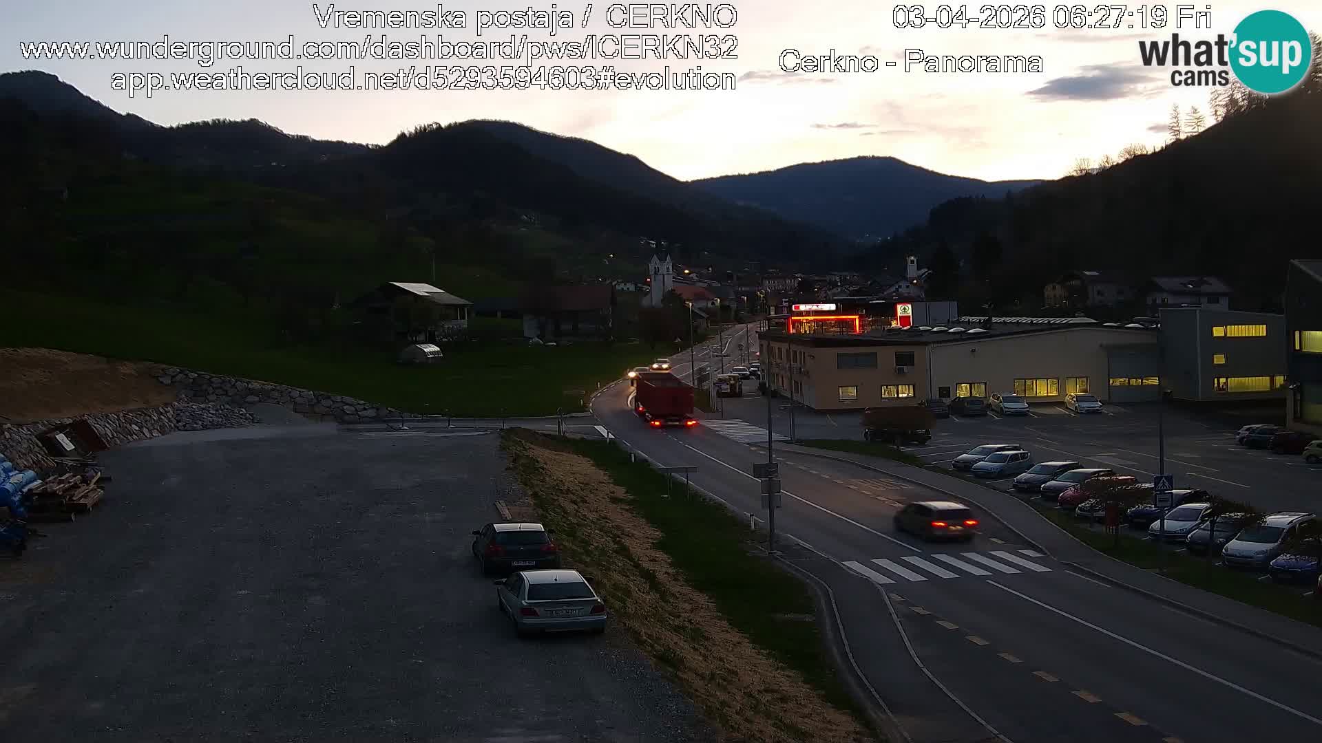 Webcam Ingresso Città di Cerkno