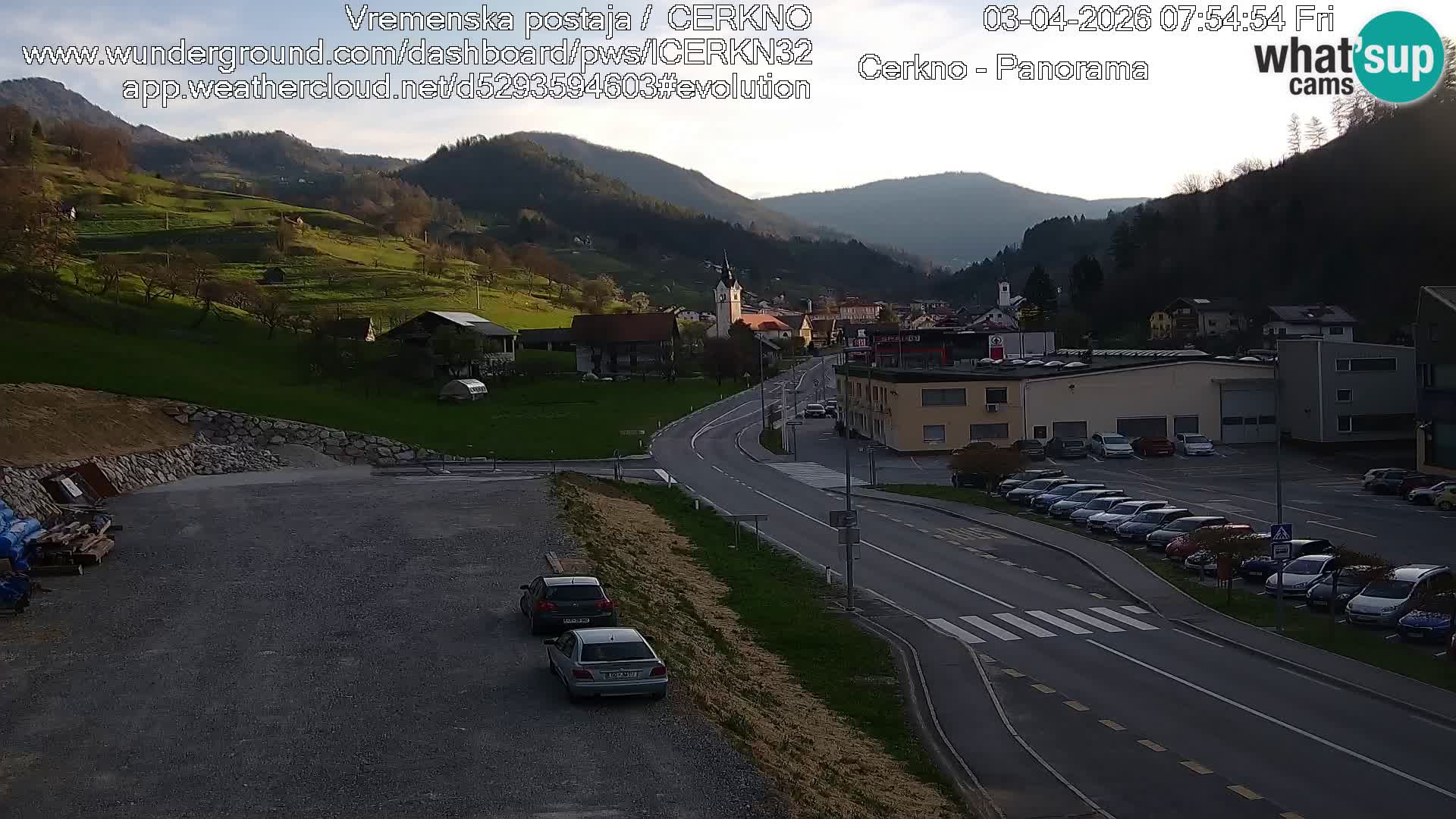 Cerkno Stadteingang Live-Webcam