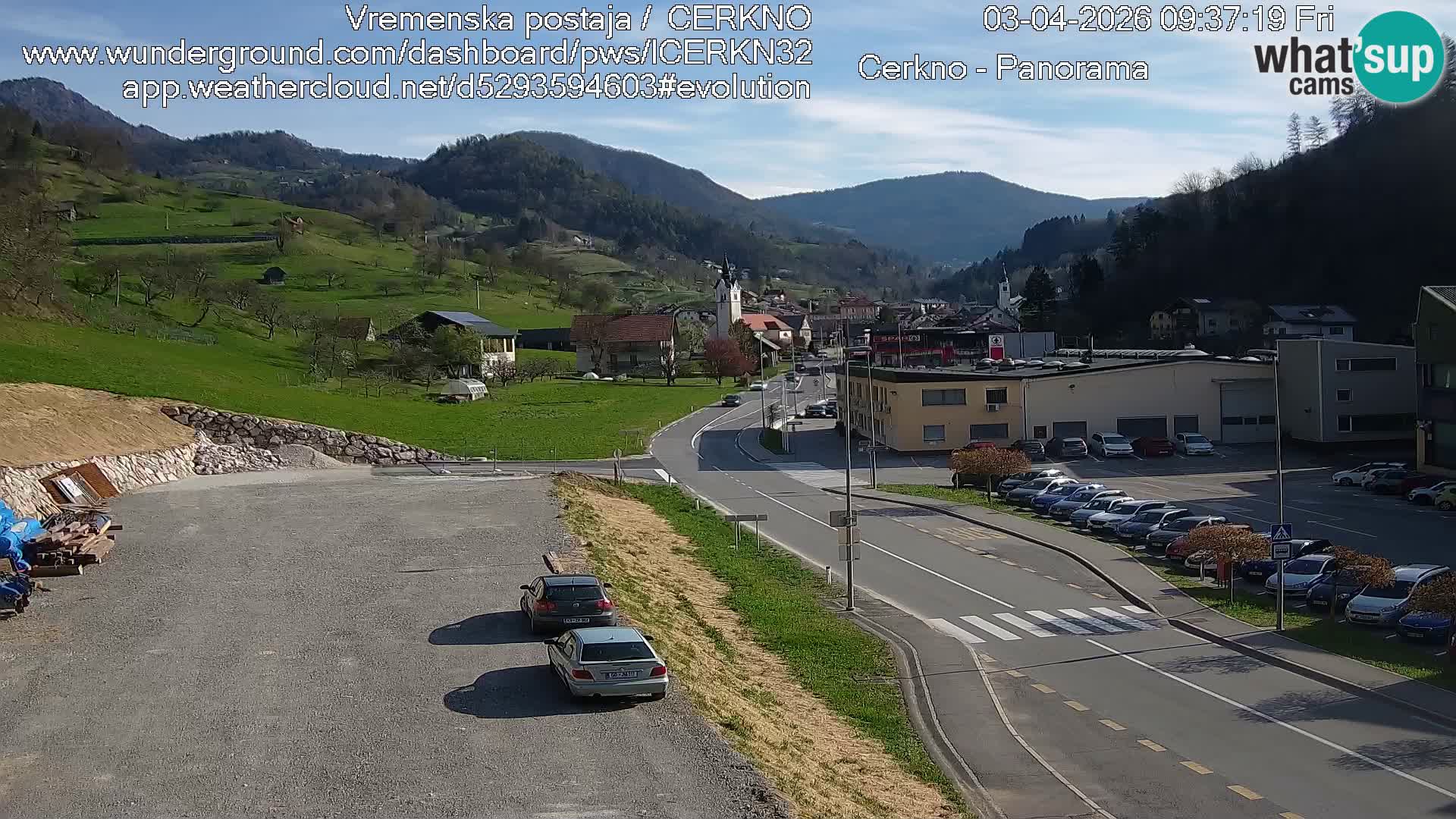 Cerkno Stadteingang Live-Webcam