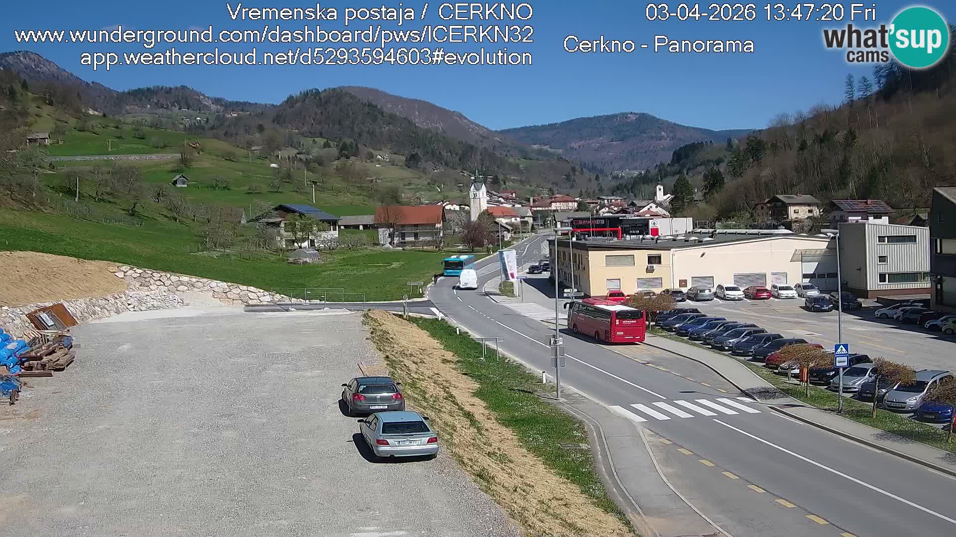 Cerkno Stadteingang Live-Webcam