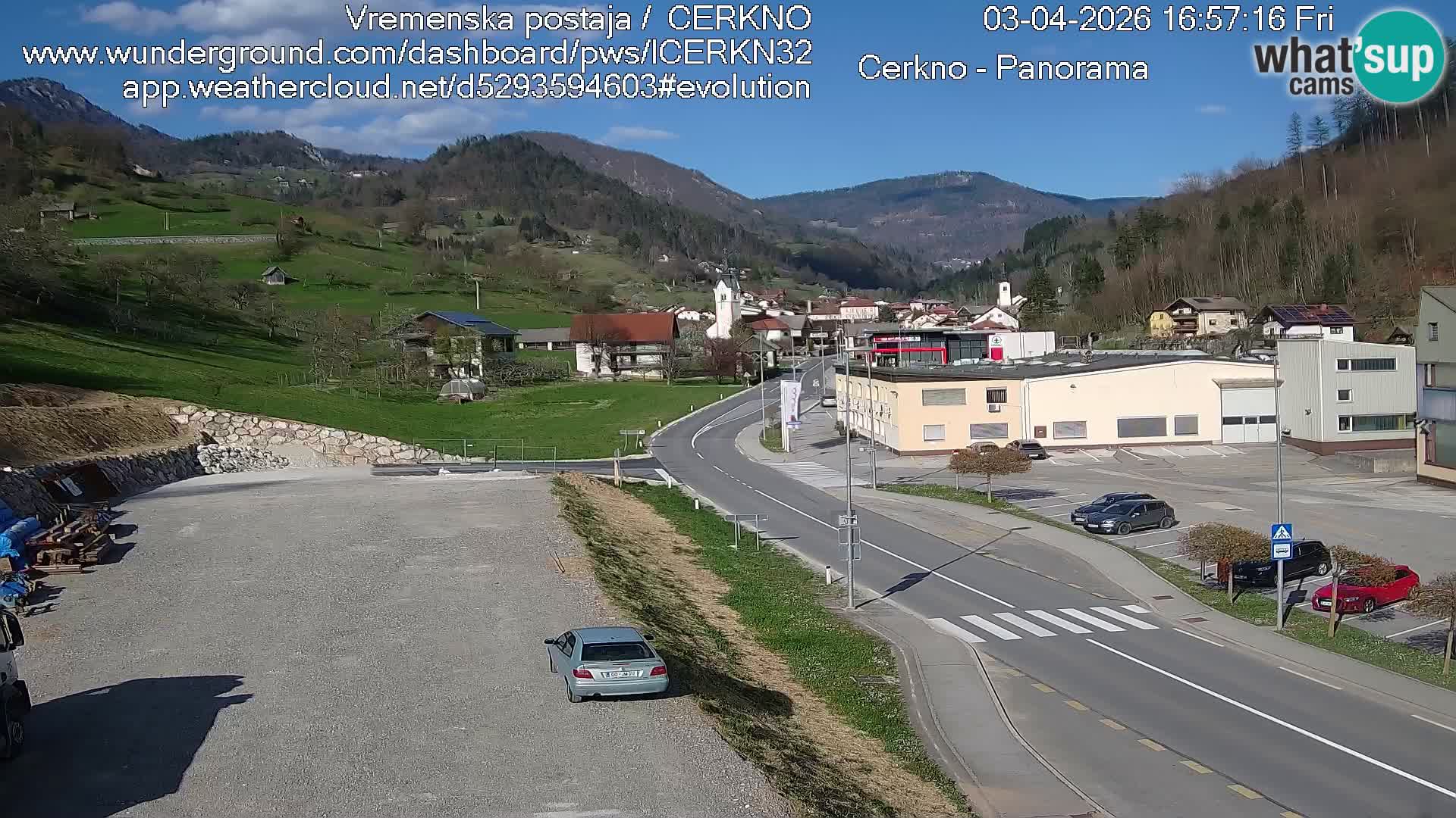 Webcam Ingresso Città di Cerkno