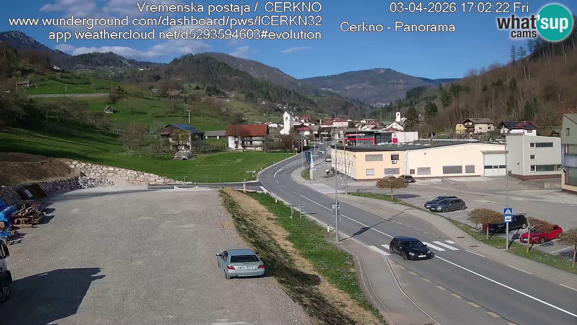 Cerkno Stadteingang Live-Webcam