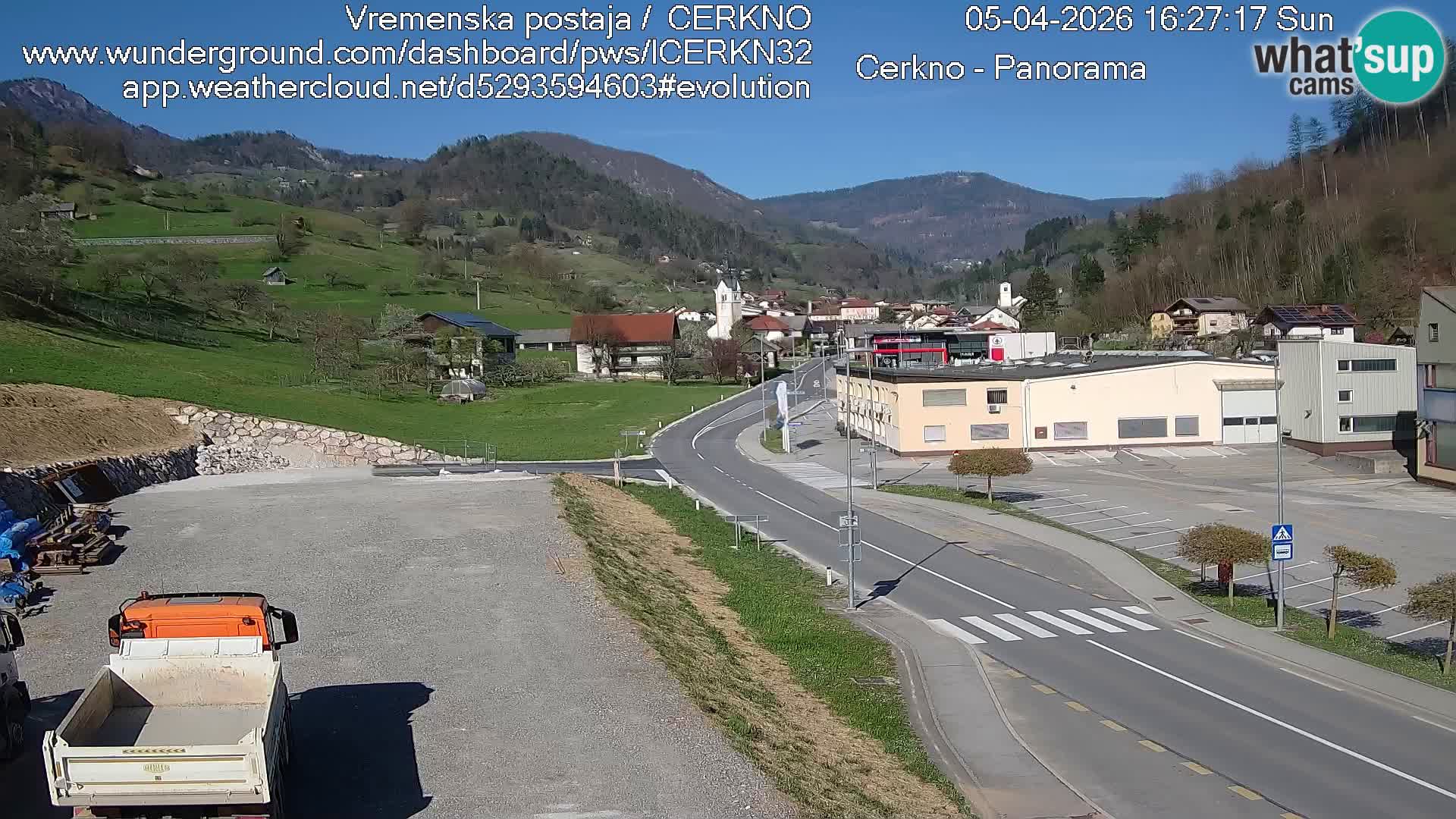Webcam Ingresso Città di Cerkno