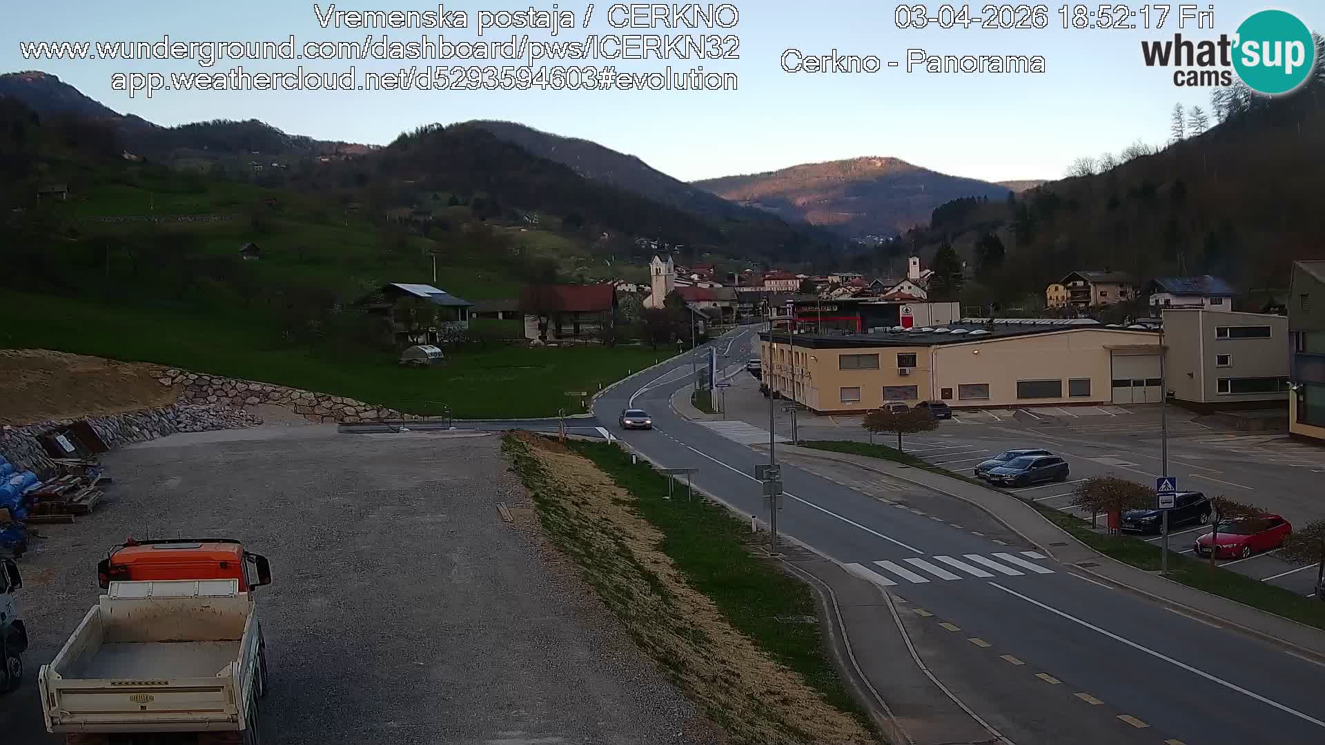 Cerkno Stadteingang Live-Webcam
