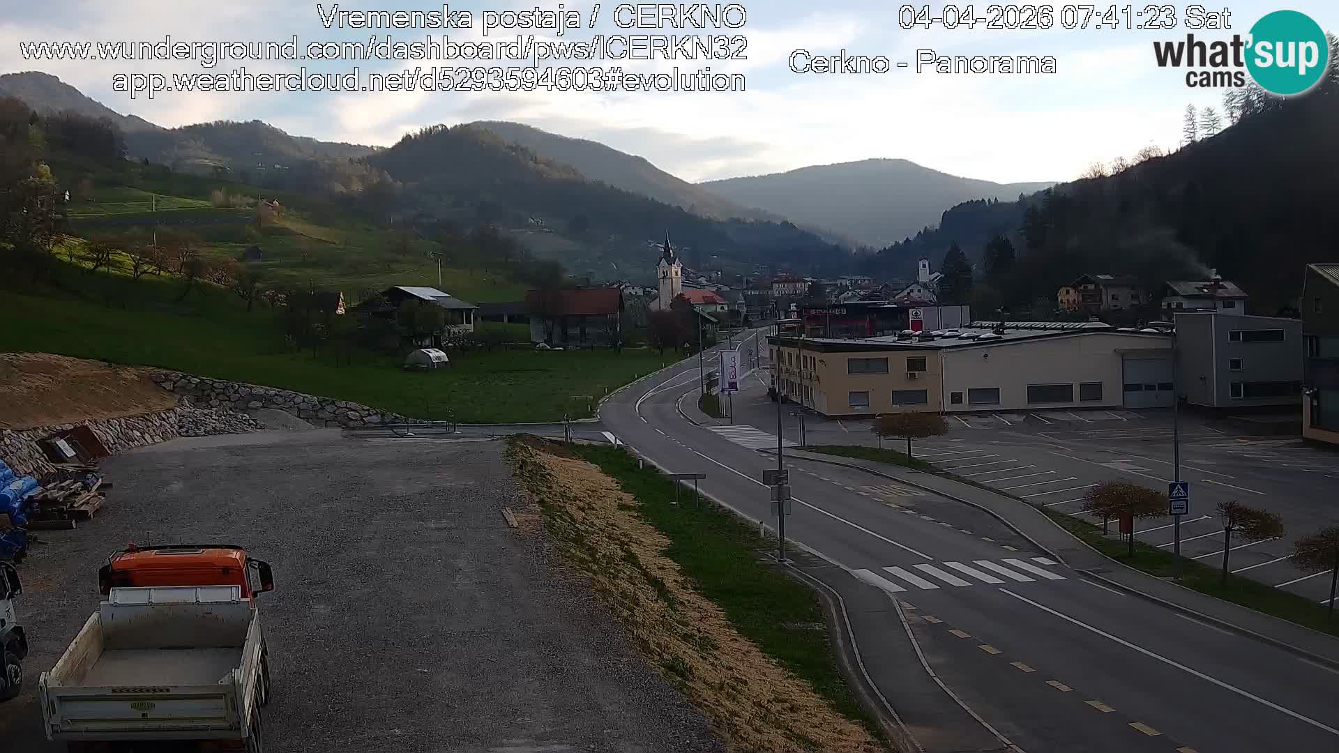 Webcam Ingresso Città di Cerkno