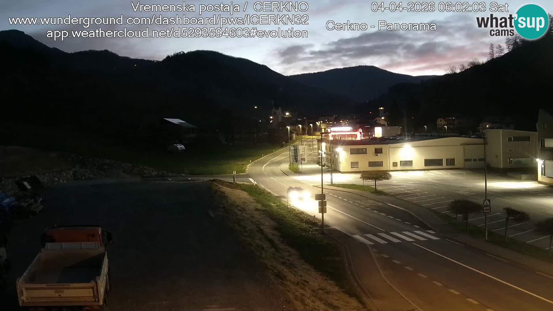 Cerkno Stadteingang Live-Webcam