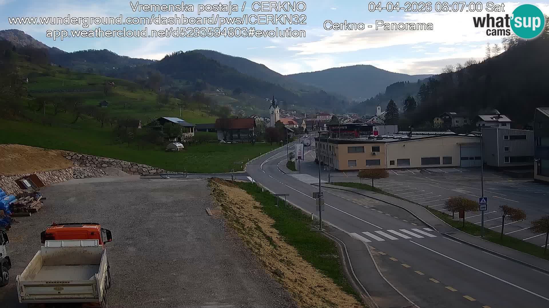 Cerkno ulaz u grad – Kamera uživo