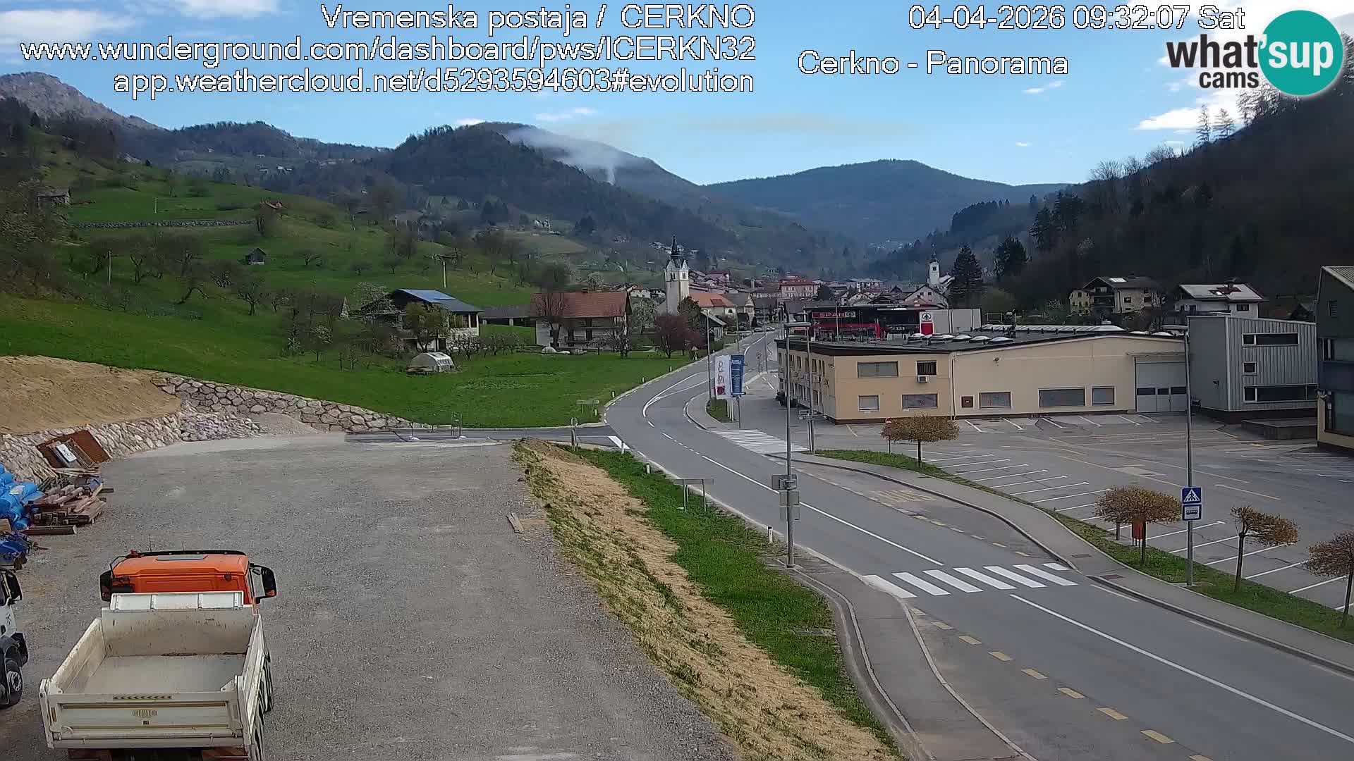 Webcam Ingresso Città di Cerkno