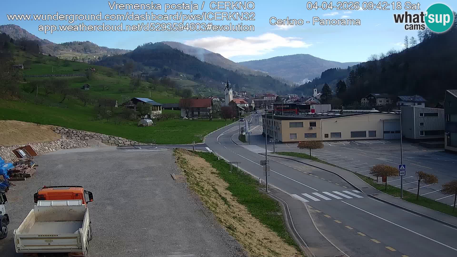Webcam Ingresso Città di Cerkno