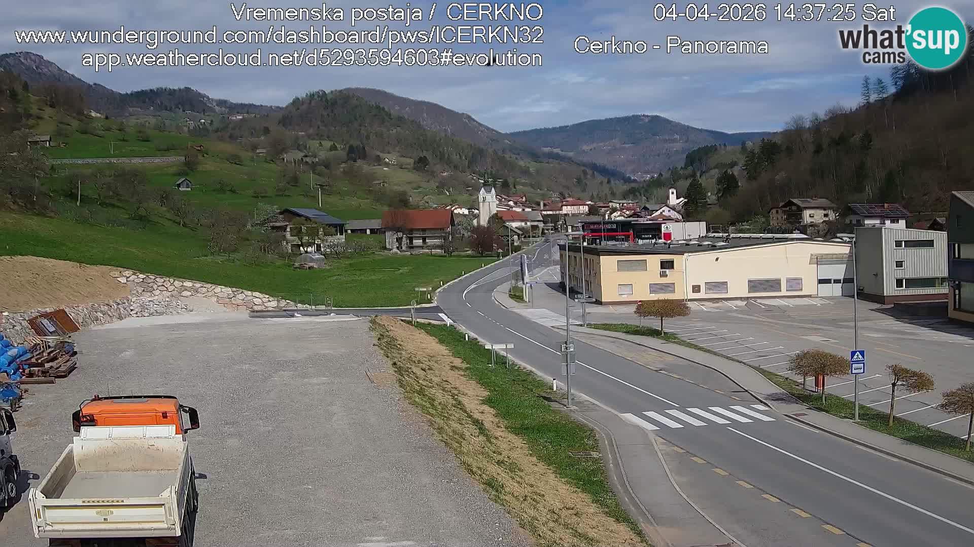 Cerkno ulaz u grad – Kamera uživo