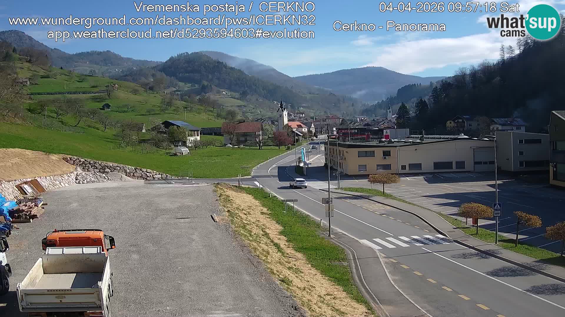 Webcam Ingresso Città di Cerkno