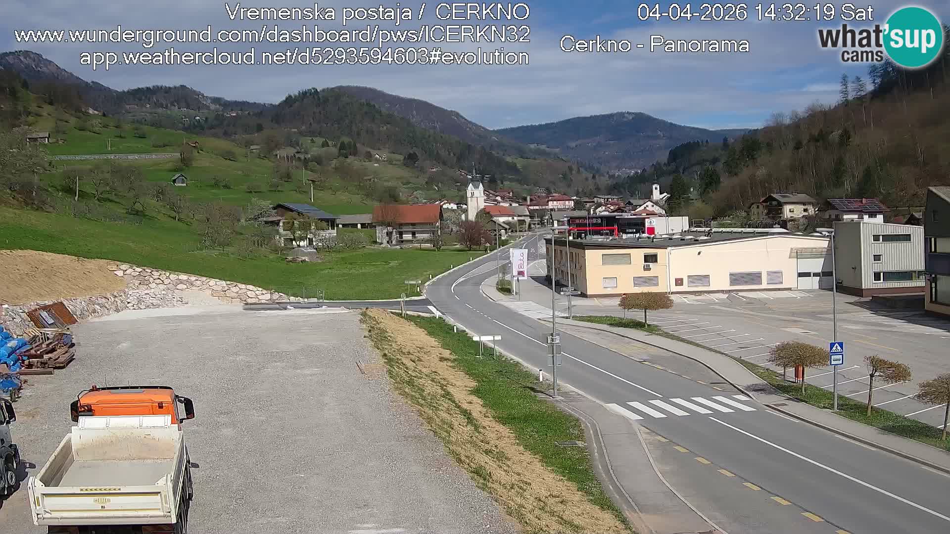Cerkno ulaz u grad – Kamera uživo