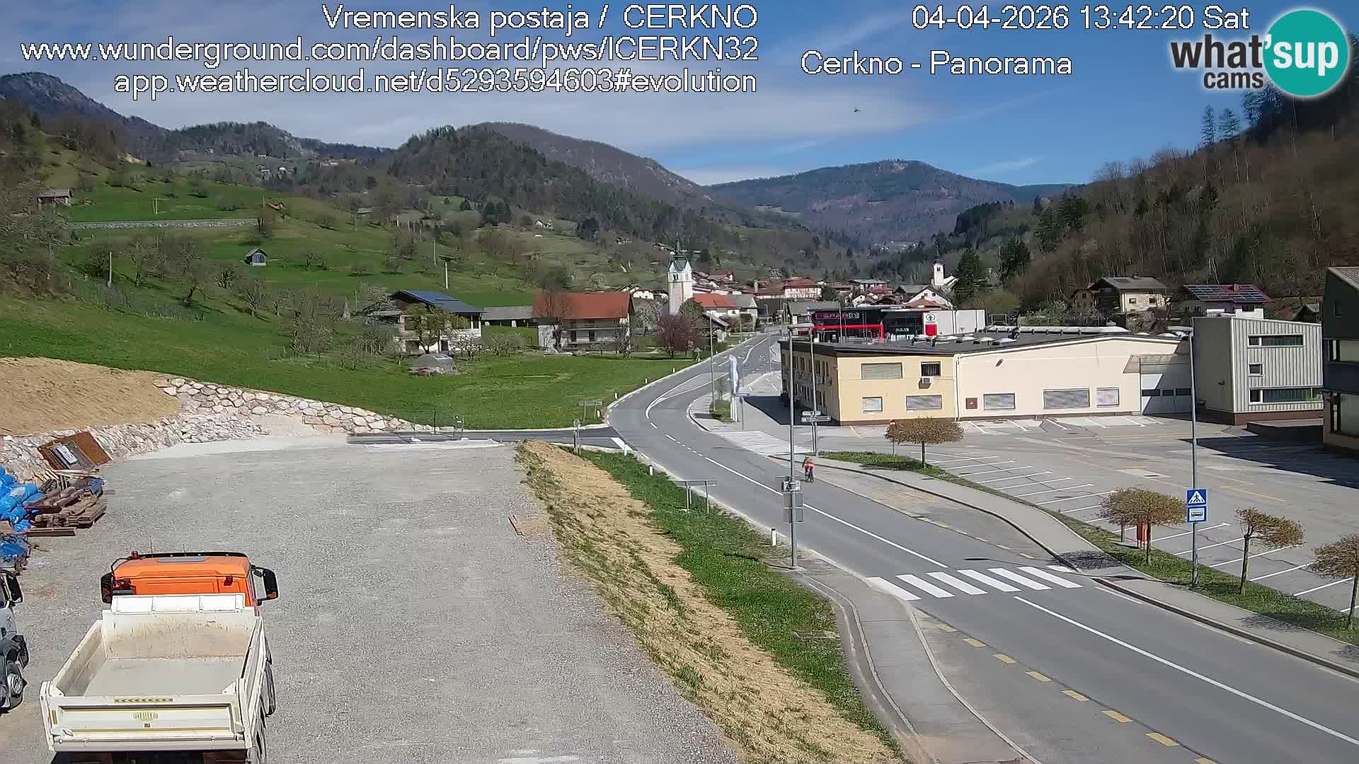 Cerkno ulaz u grad – Kamera uživo