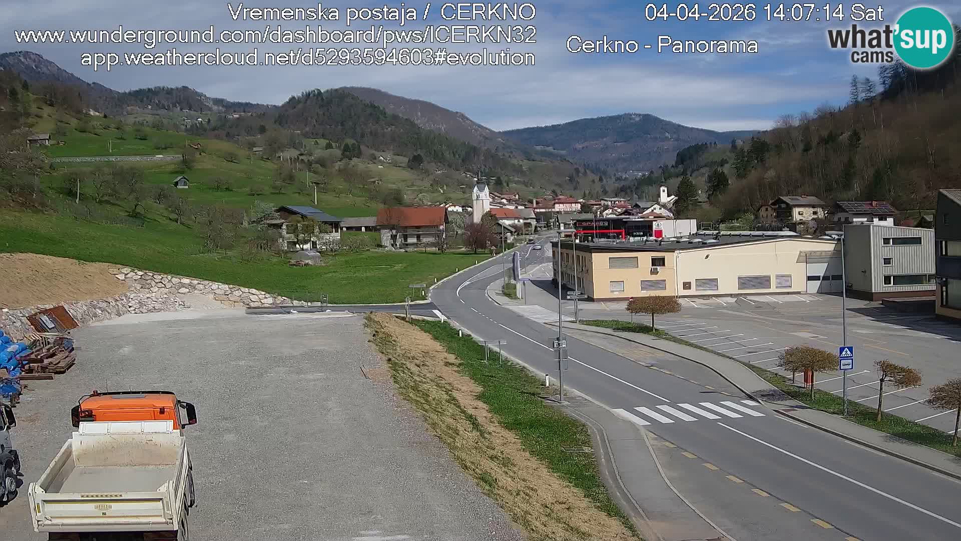 Webcam Ingresso Città di Cerkno