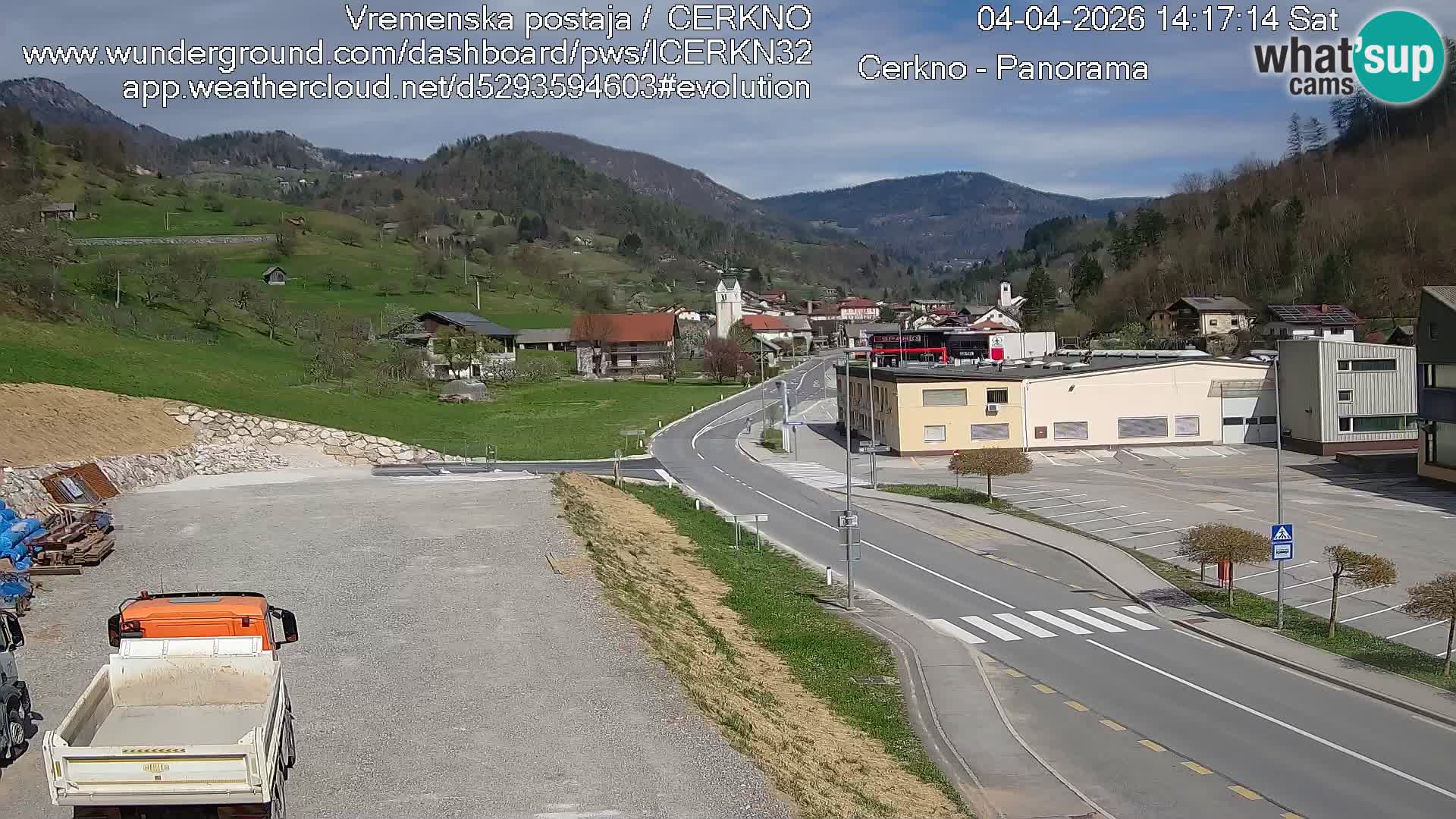 Cerkno Stadteingang Live-Webcam
