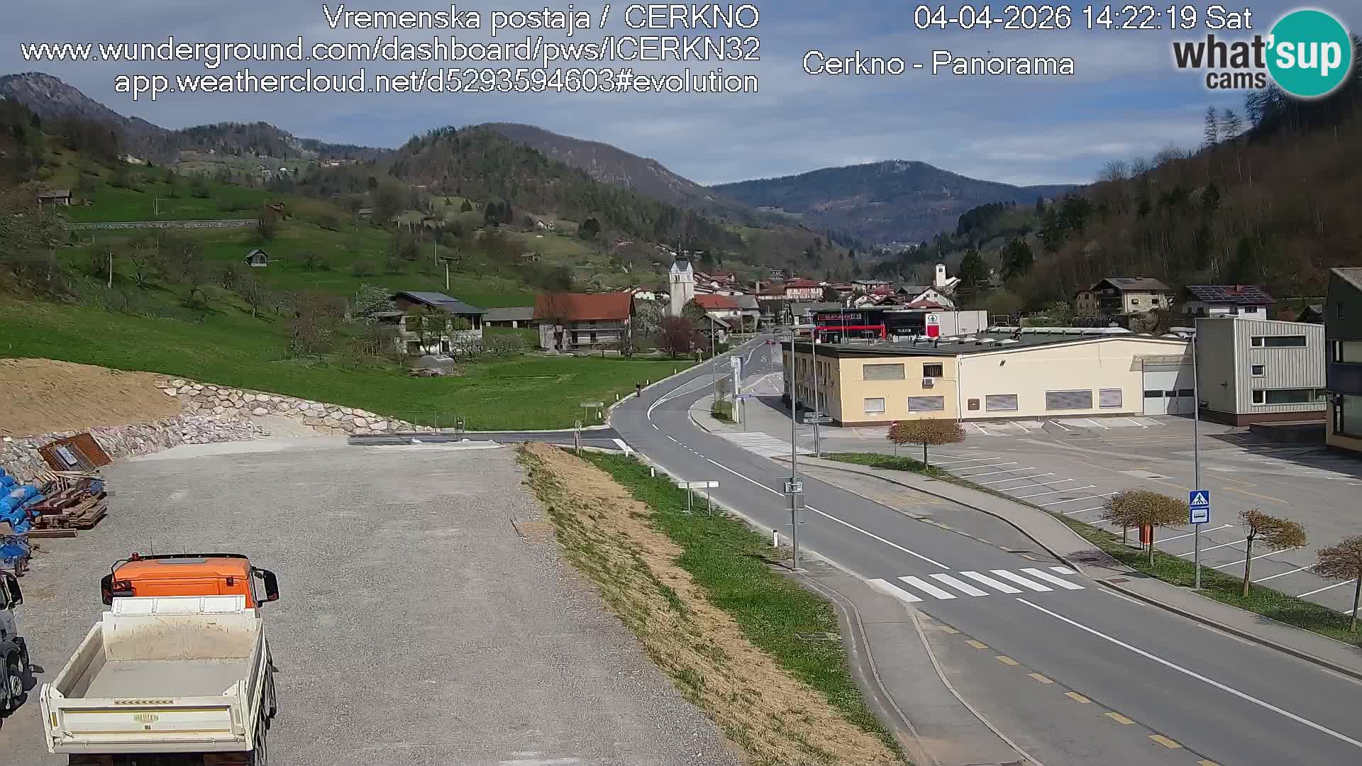 Cerkno Stadteingang Live-Webcam